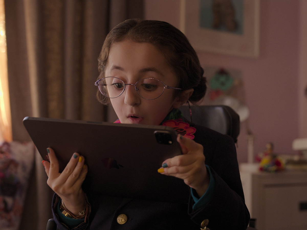 A close up on Sammi Haney playing Esperanza Jimenez on 'Raising Dion'
