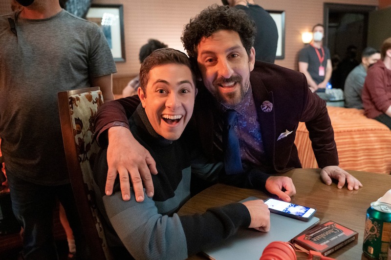Jaren Lewison as Ben Gross and Adam Shapiro as Mr. Shapiro
