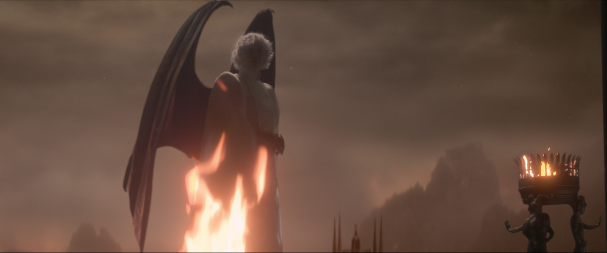 Lucifer with wings