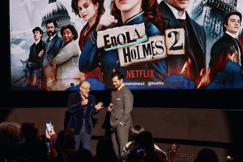 Director Harry Bradbeer and Henry Cavill