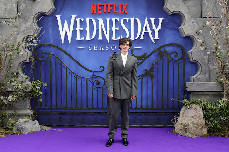 Owen Painter attends the global premiere of 'Wednesday' Season 2, Part 1.