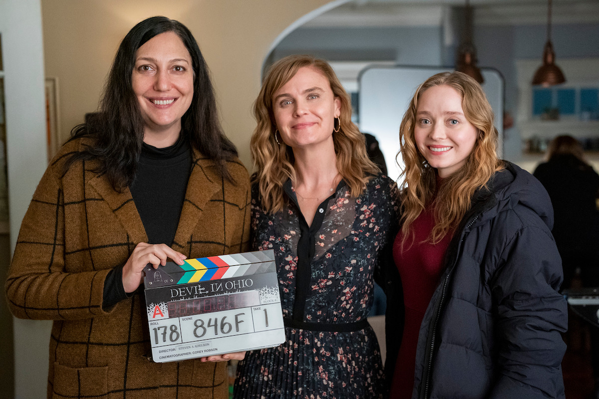 Madeleine Arthur, Emily Deschanel and author Daria Polatin