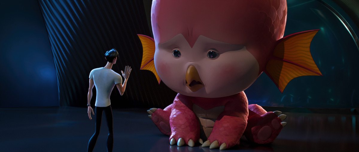 Ken Sato and a baby kaiju