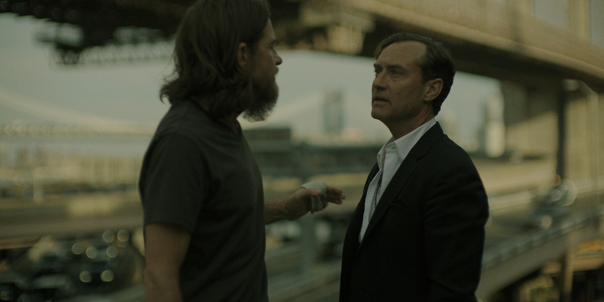 Jason Bateman as Vince, Jude Law as Jake in ‘Black Rabbit.’