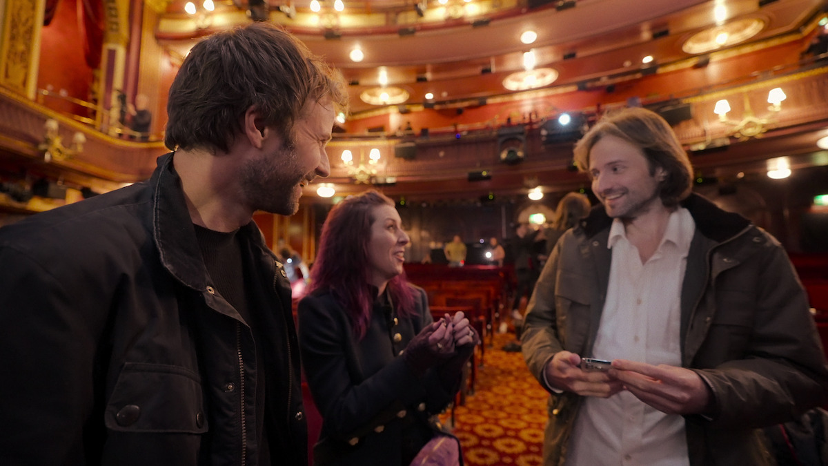 Ross Duffer, Kate Trefry, and Matt Duffer in 'Behind the Curtain: Stranger Things: The First Shadow'