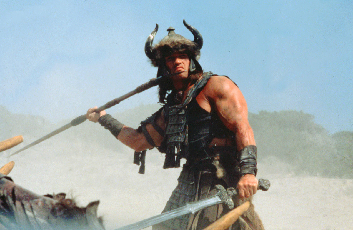 Arnold Schwarzenegger in ‘Conan the Barbarian.’