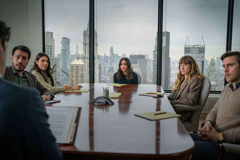 Kyle Allen as Brad, Dario Ladani Sanchez as Lucas, Marianne Rendón as Zoe, Sofia Carson as Alex, Rachel Zeiger-Haag as Catherine, and Federico Rodriguez as Julian in 'The Life List'.