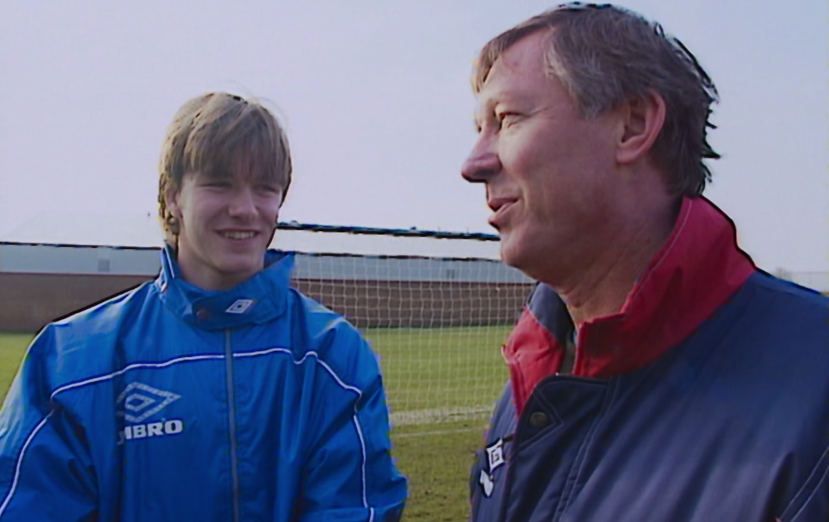 David Beckham and Sir Alex Ferguson