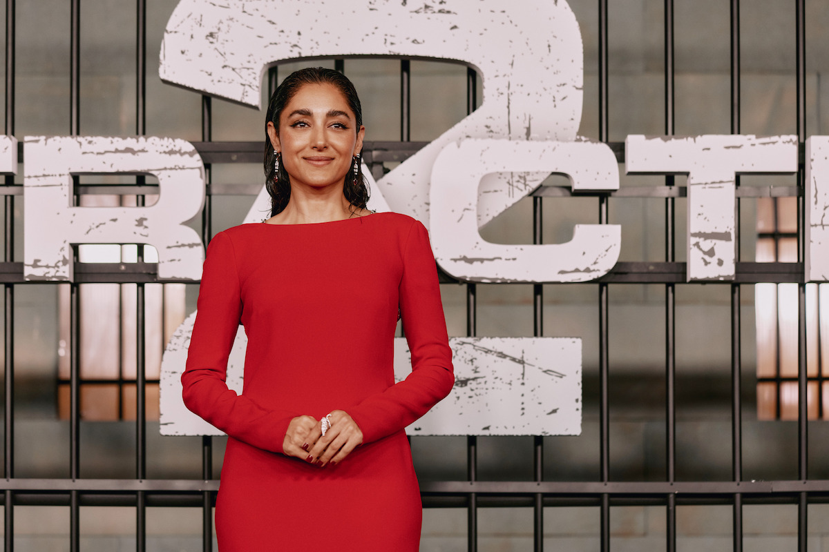 Golshifteh Farahani attends the Extraction 2 New York premiere.
