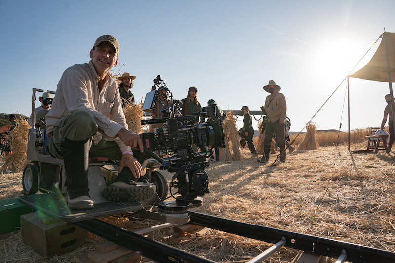 Director, writer and producer Zack Snyder on the set of ‘Rebel Moon’
