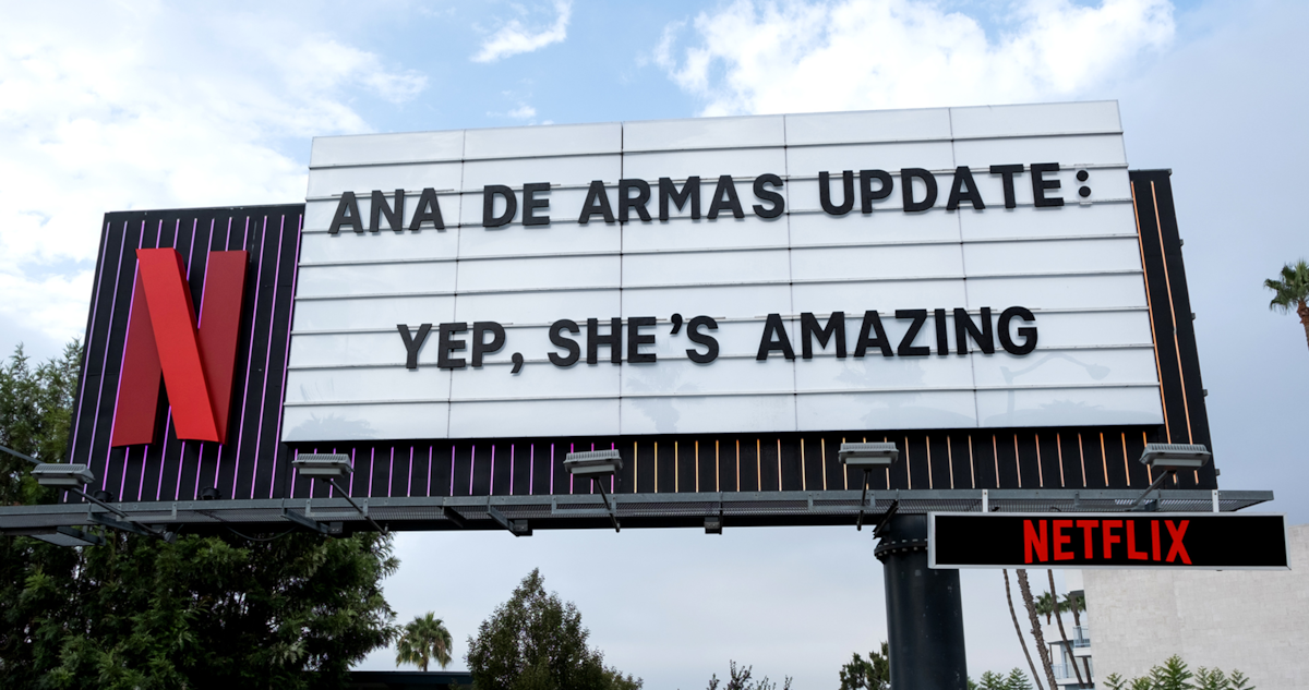 Ana de Armas Sunset marquee