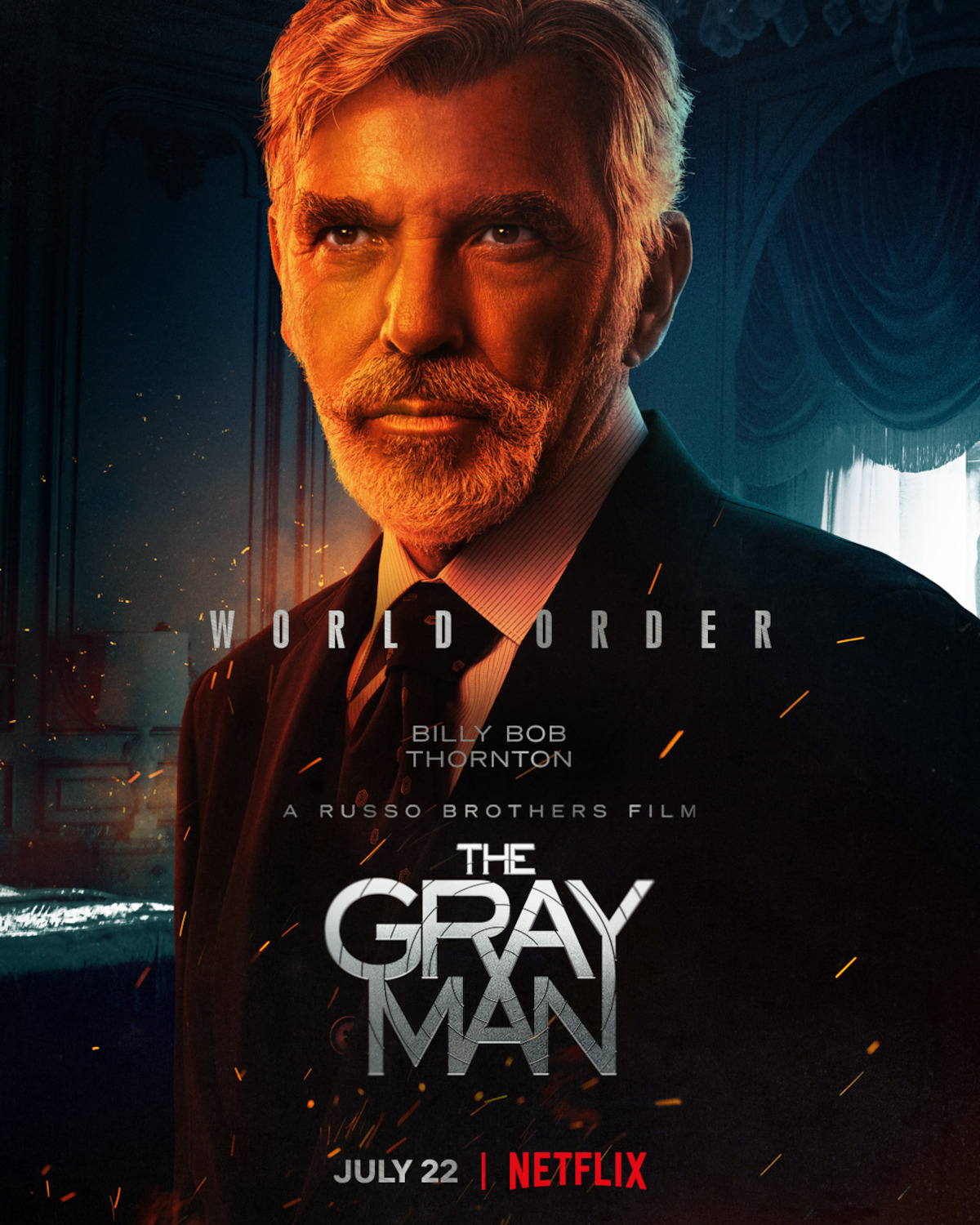 Donald Fitzroy - Track Down 'The Gray Man' with These New Character Posters