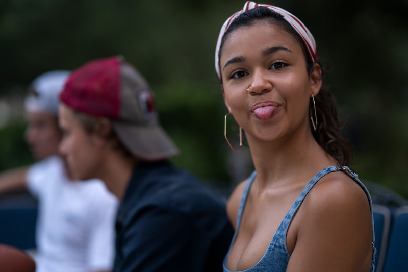 Madison Bailey in Outer Banks Season 1 Behind-the-Scenes Photo Gallery.