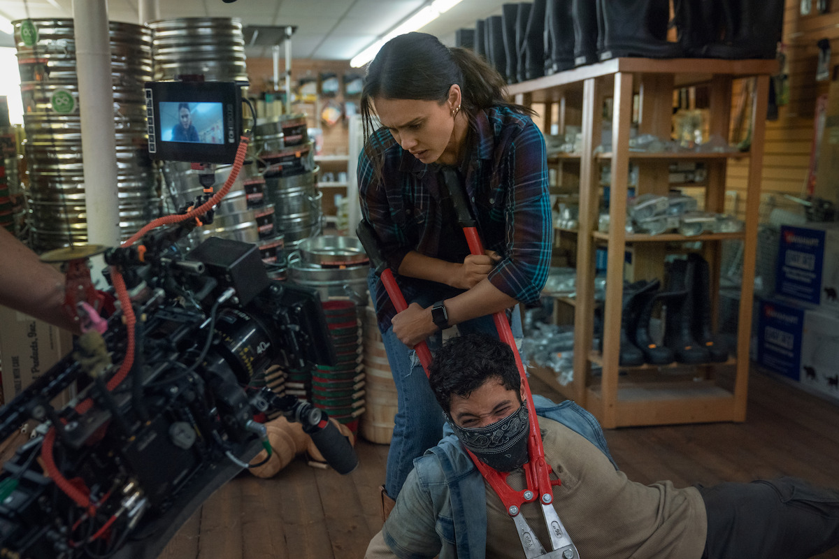 Jessica Alba as Parker in ‘Trigger Warning’