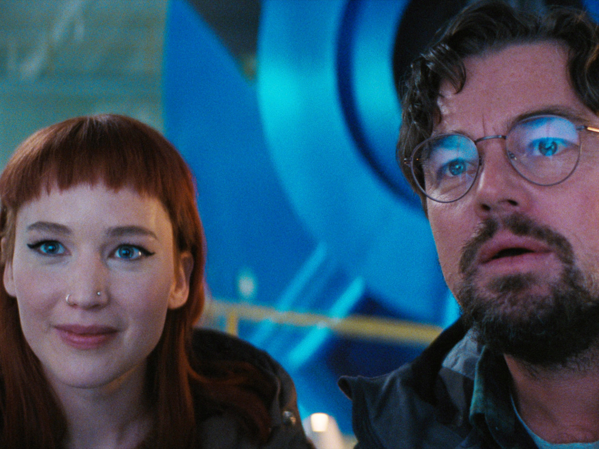 Jennifer Lawrence and Leonardo DiCaprio in 'Don't Look Up'