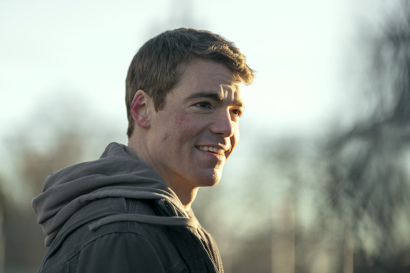 Gabriel Basso as Peter Sutherland in Season 2 of 'The Night Agent'