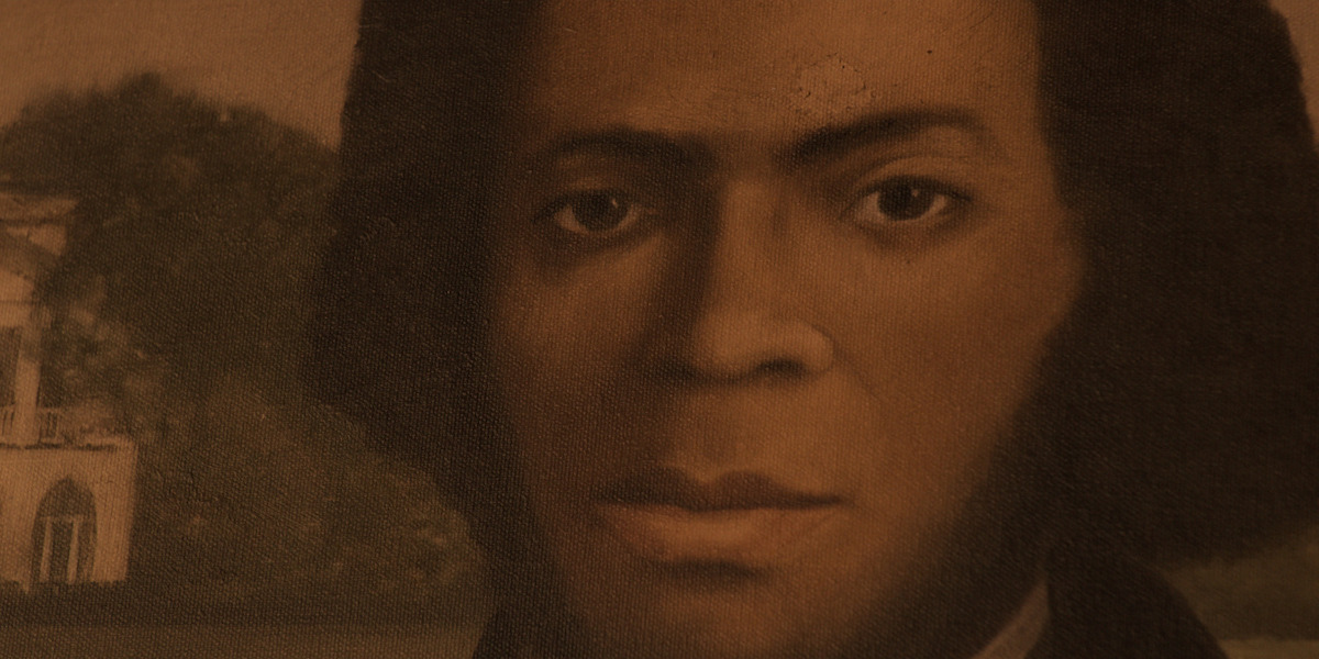 A close-up shot of Denmark Tanny's portrait