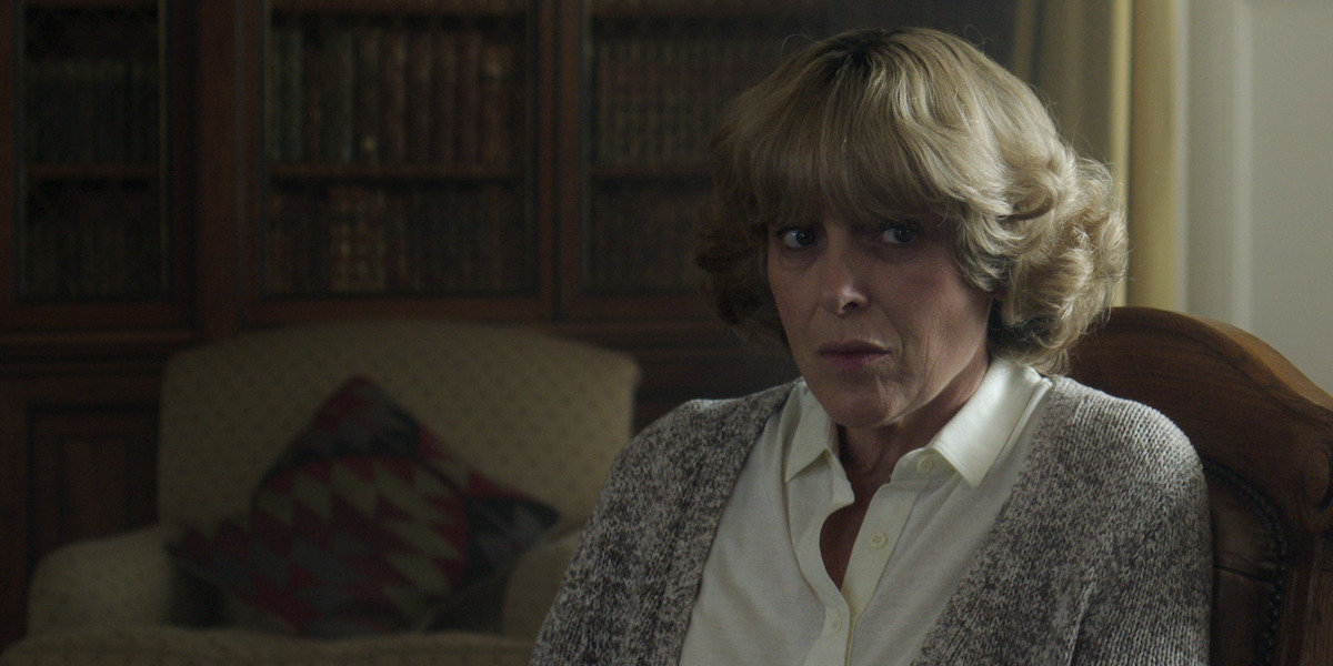 Olivia Williams as Camila Parker Bowles in ‘The Crown’ Season 6.
