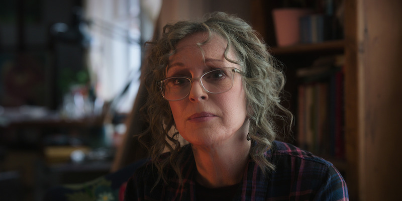 Jake’s neighbor (Bonnie Bedelia) takes a trip down memory lane.