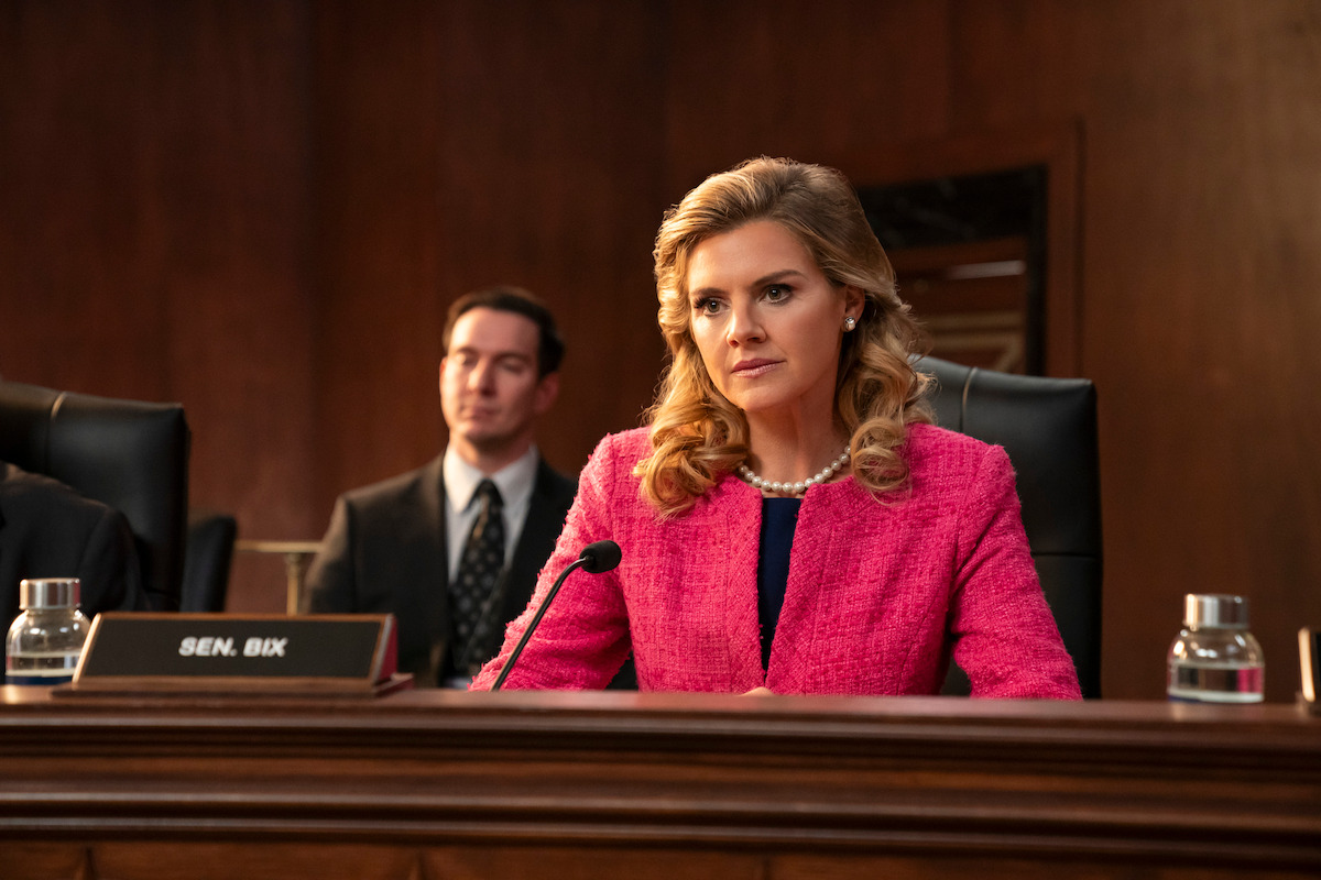 Eliza Coupe as Senator Margery Bay Bix in ‘The Residence’