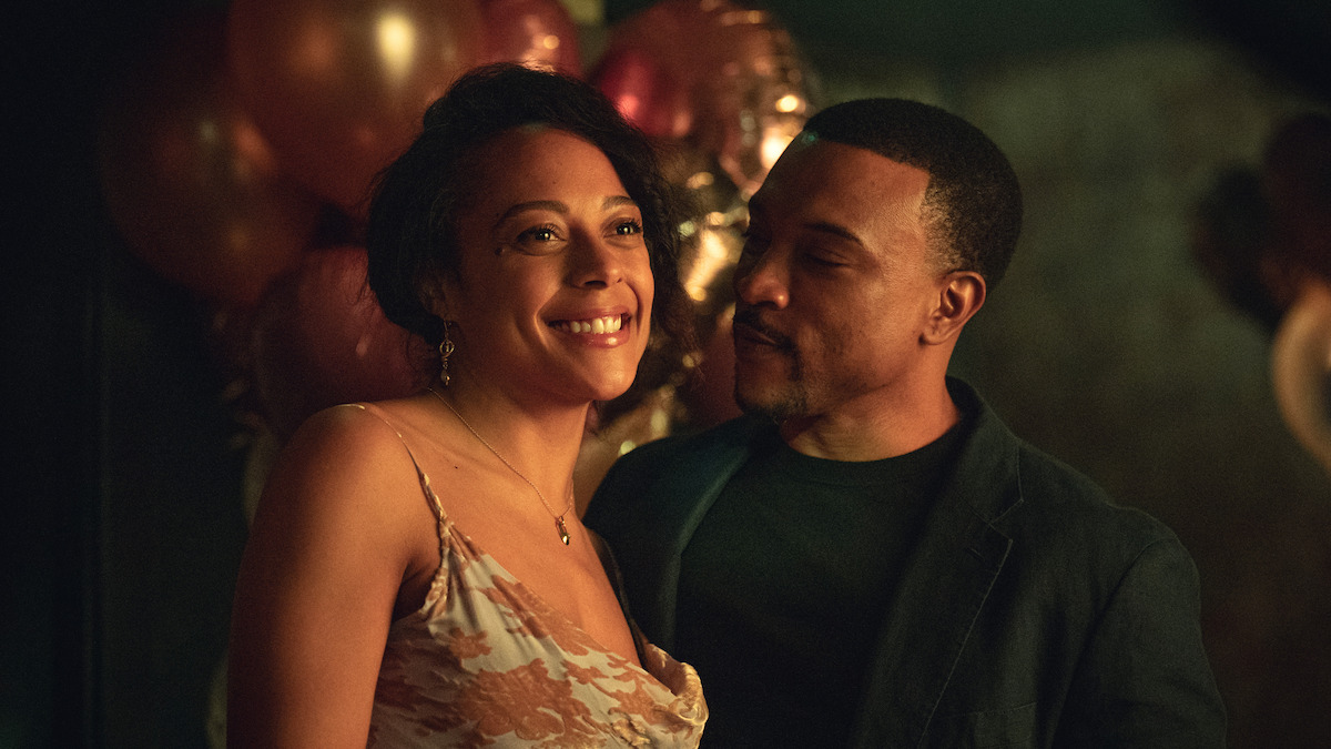 Rosalind Elezar as Kat Donovan and Ashley Walters as Josh Buchanan in 'Missing You'.