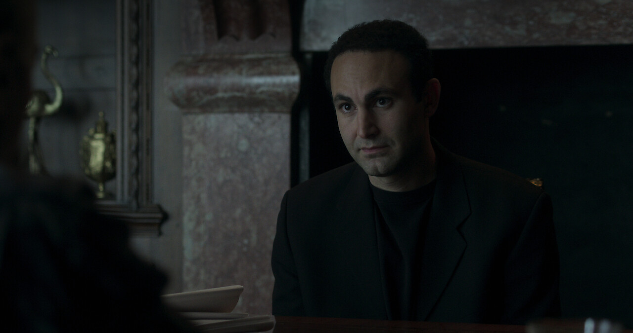 Khalid Abdalla as Dodi Fayed in Season 6 of 'The Crown'