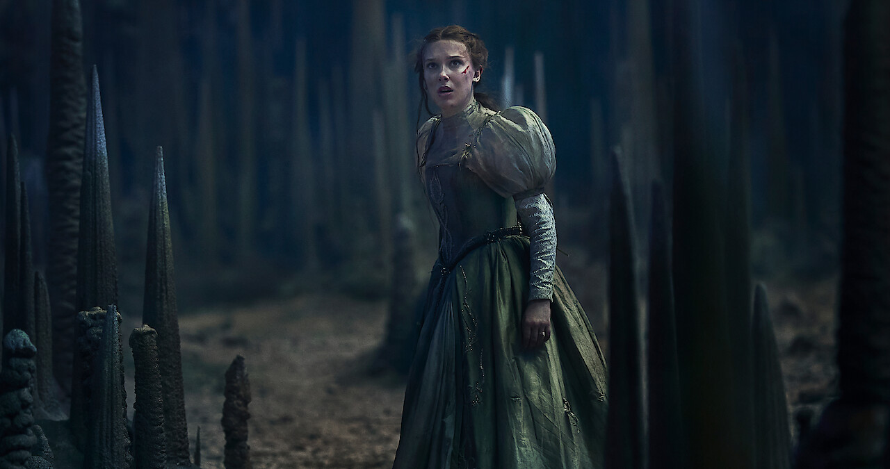 Millie Bobby Brown as Elodie in 'Damsel'