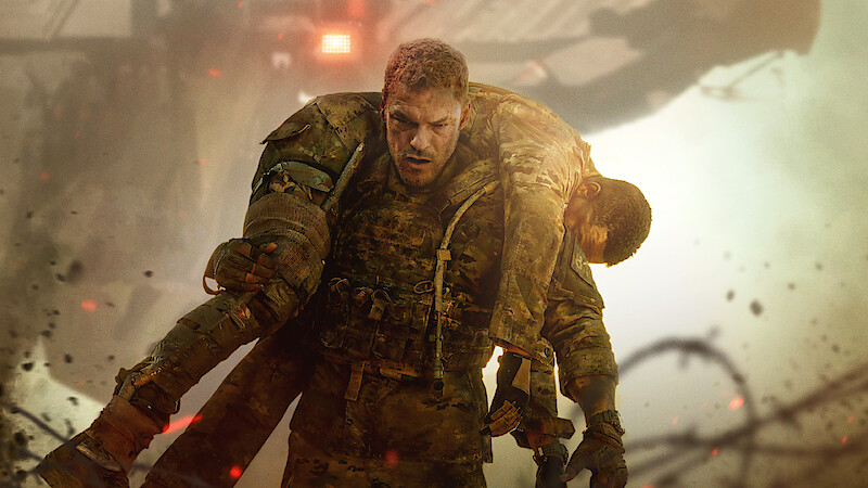 Alan Ritchson as 81 in 'War Machine'