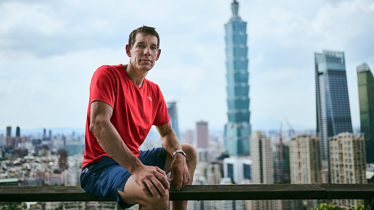 Alex Honnold in Taipei, Taiwan