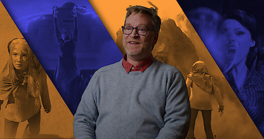 Visual Effects Supervisor Tim Crosbie with shots of Ciri (Freya Allan) from The Witcher S3.