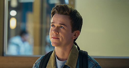 John Owen Lowe looks up as Jackson