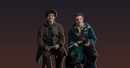 Jack Wolfe and Patrick Gibson from 'Shadow and Bone'