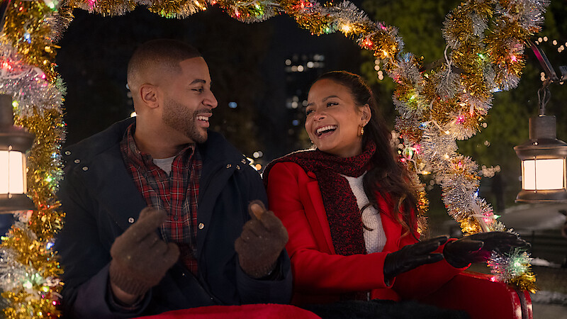 The trailer for 'Meet Me Next Christmas.'