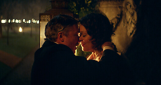 Aunt Polly caught in the heat of the moment with Aberama Gold