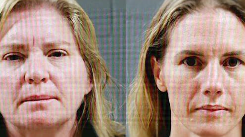 Evil Influencer: The Jodi Hildebrandt Story. (L to R) Jodi Hildebrandt and Ruby Franke in Evil Influencer: The Jodi Hildebrandt Story. Cr. Courtesy of Netflix © 2025