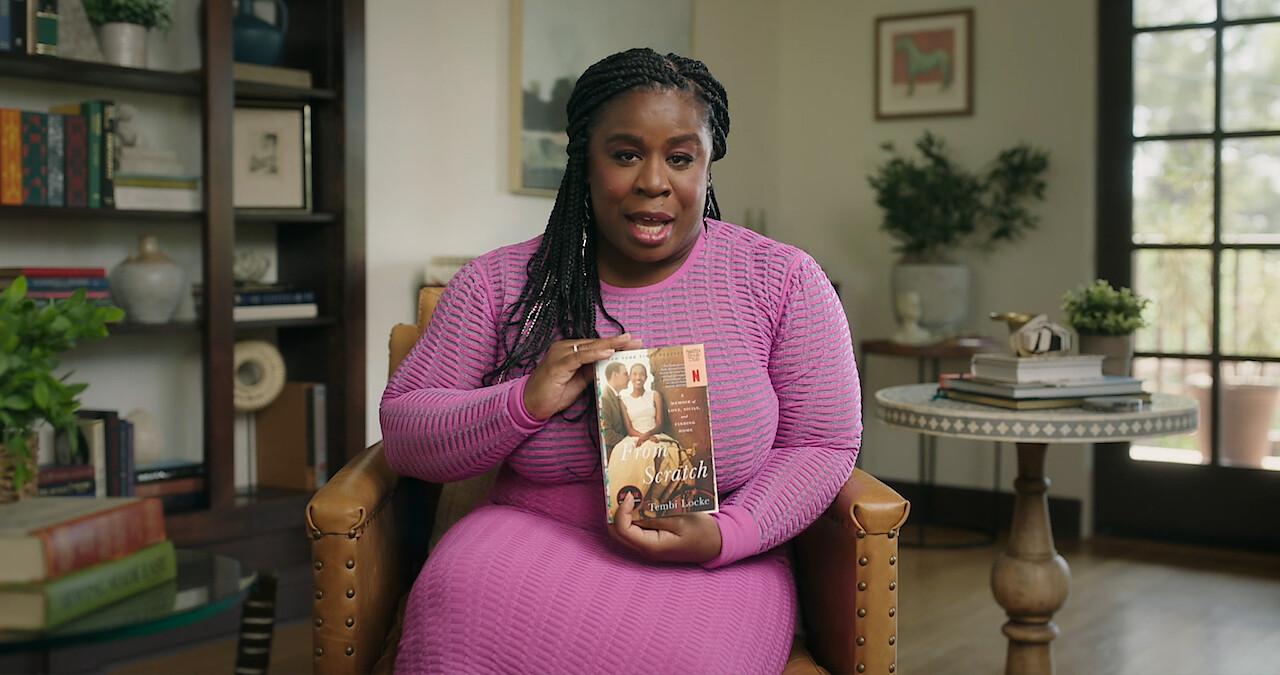 Uzo Aduba Breaks Down the Bicycle Scene in ‘From Scratch’ for Netflix Book Club