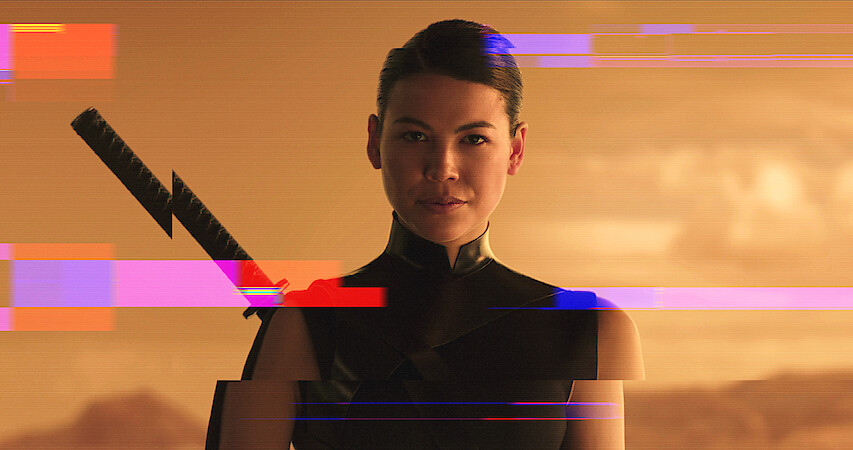 Sea Shimooka as Sophon in episode 103 of 3 Body Problem.