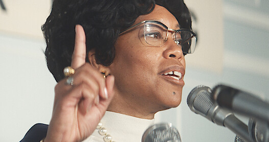 Regina King as Shirley Chisholm in 'Shirley'.