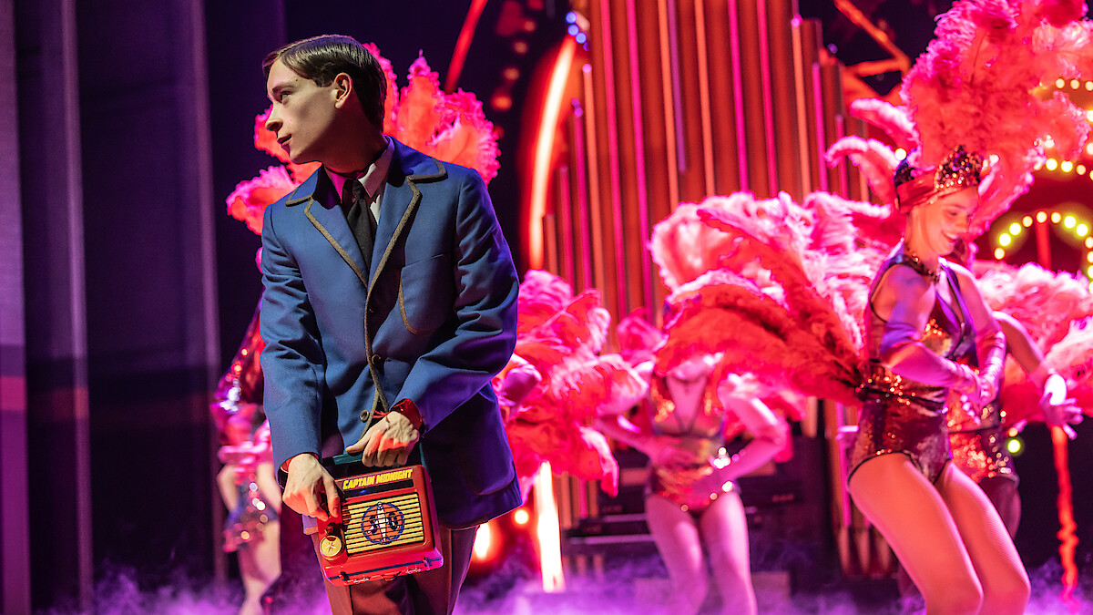 Louis McCartney as Henry Creel in Netflix’s 'Stranger Things: The First Shadow' at Marquis Theatre on Broadway.