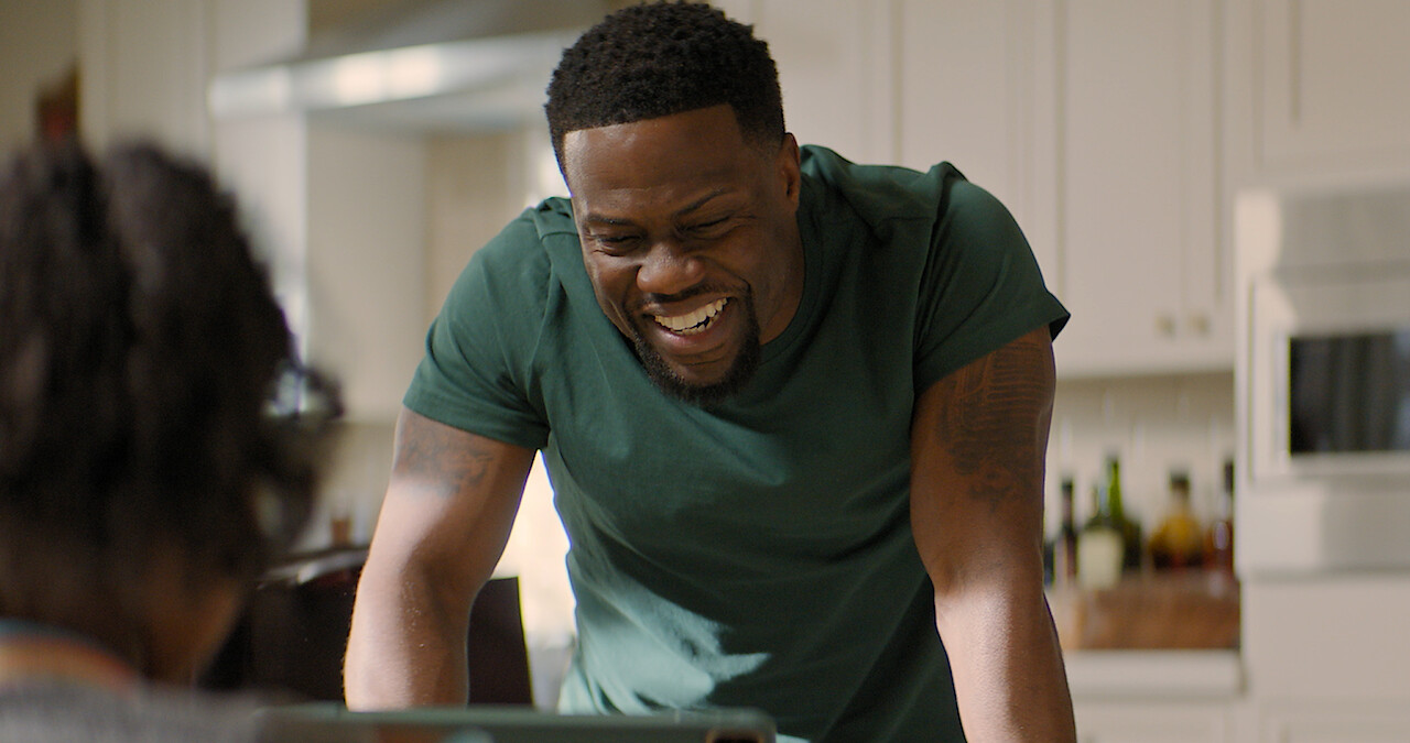 Watch Kevin Hart Shield His Kids from Mark Wahlberg’s Stories in ‘Me Time’ Clip