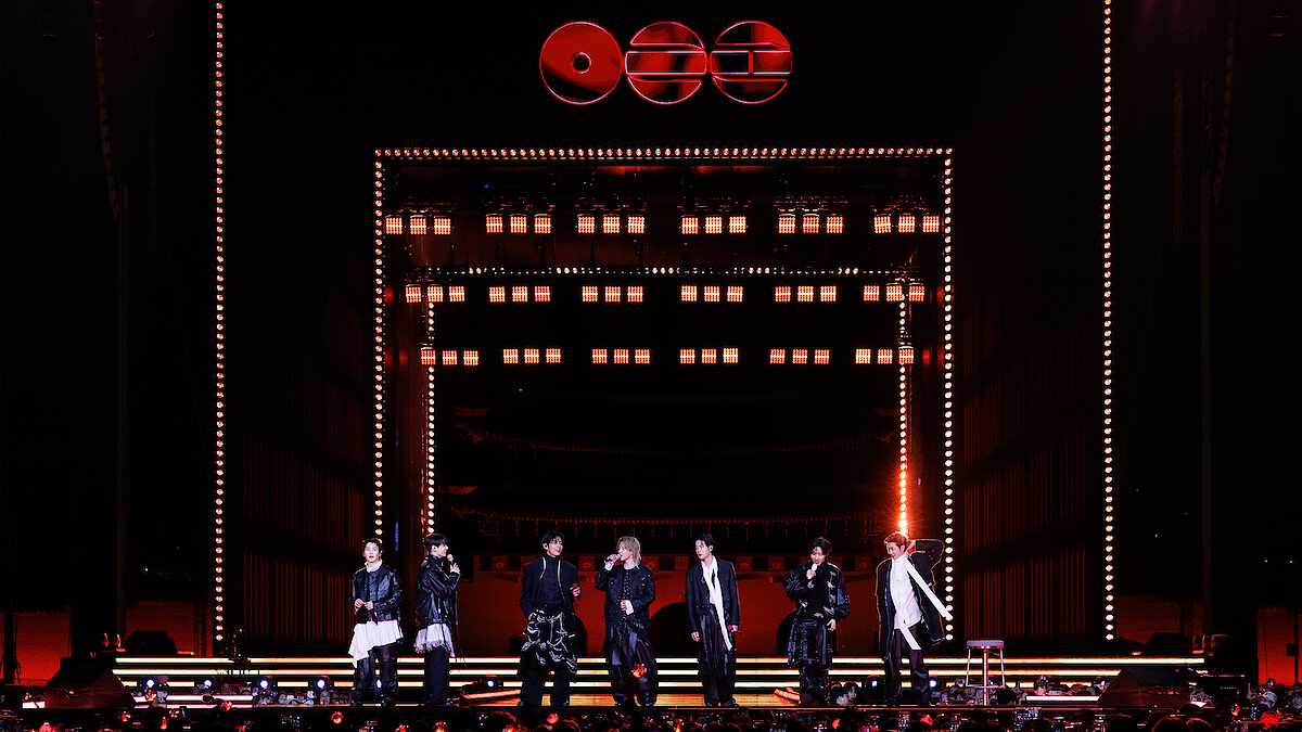 (L to R) SUGA, JIMIN, JIN, JUNG KOOK, V, J-HOPE, RM at BTS The Comeback Live | Arirang at Gwanghwamun Square on March 21st in Seoul, Korea / BIGHIT MUSIC AND NETFLIX © 2026