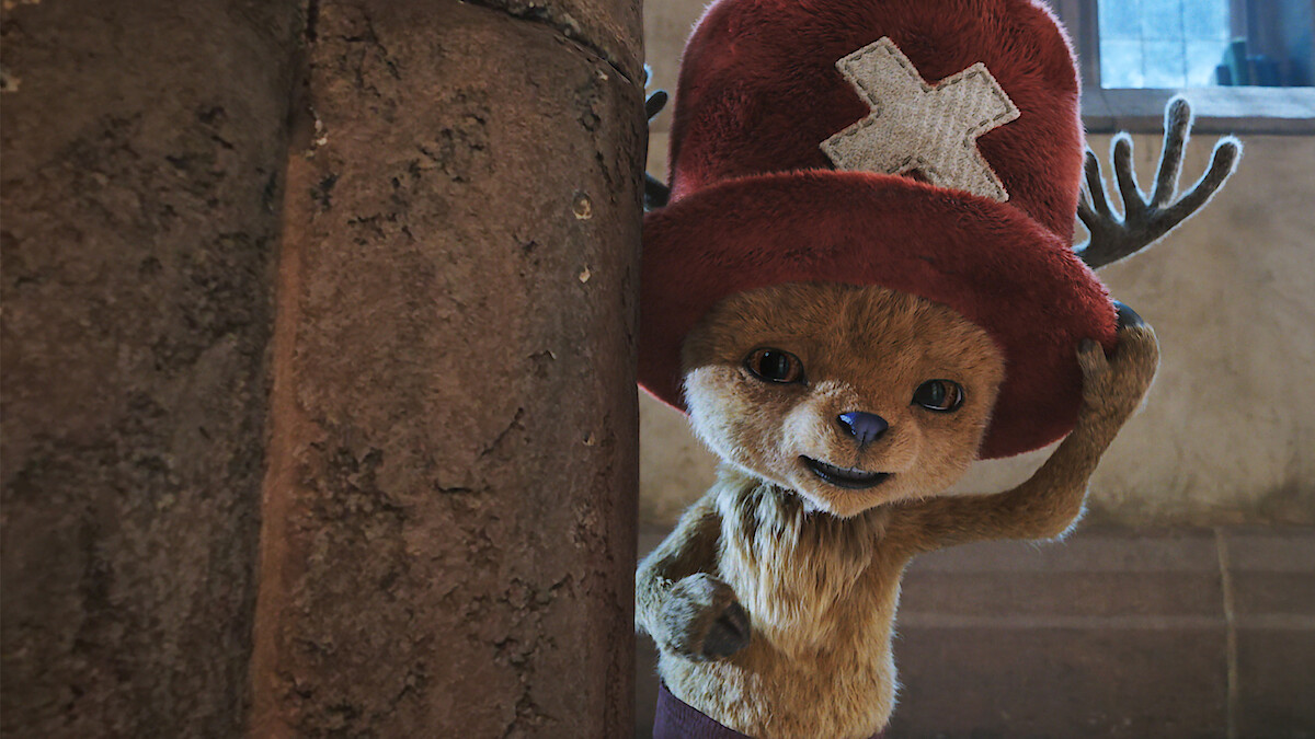 Tony Tony Chopper smiles and waves in 'ONE PIECE' Season 2