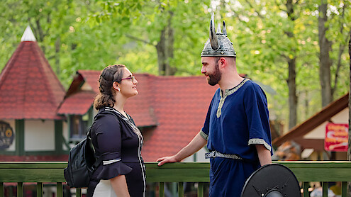 Georgie and Connor in 'Love on the Spectrum' Season 4