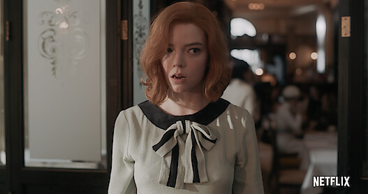 Beth runs late for a match on season 1 of 'The Queen's Gambit'