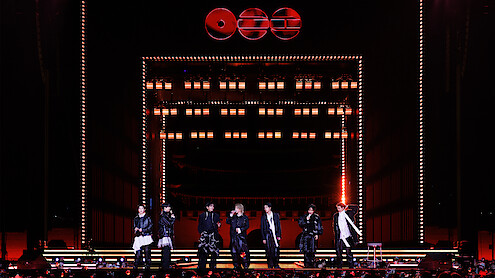 (L to R) SUGA, JIMIN, JIN, JUNG KOOK, V, J-HOPE, RM at BTS The Comeback Live | Arirang at Gwanghwamun Square on March 21st in Seoul, Korea / BIGHIT MUSIC AND NETFLIX © 2026
