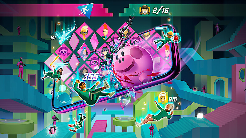 Key art for the mobile game 'Squid Game: Unleashed'