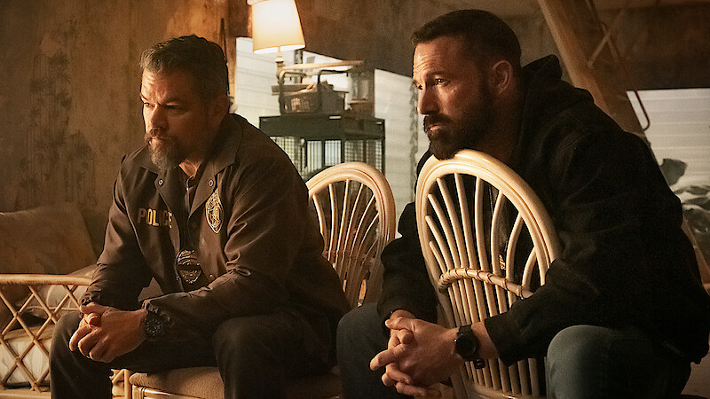 Ben Affleck and Matt Damon in 'RIP'