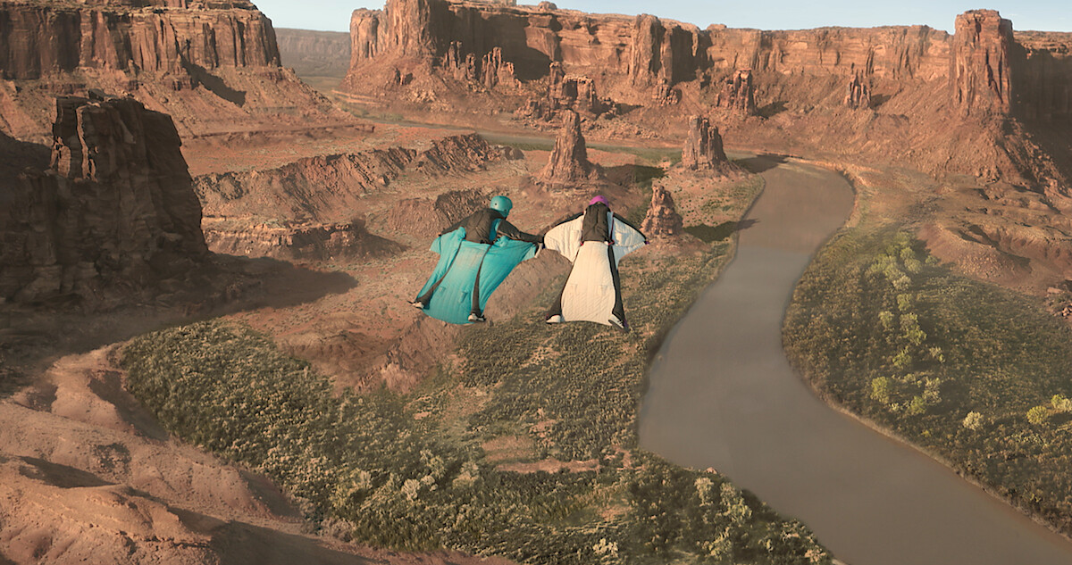 Sonny & Huck Go Flying in Wingsuits | ‘Me Time’