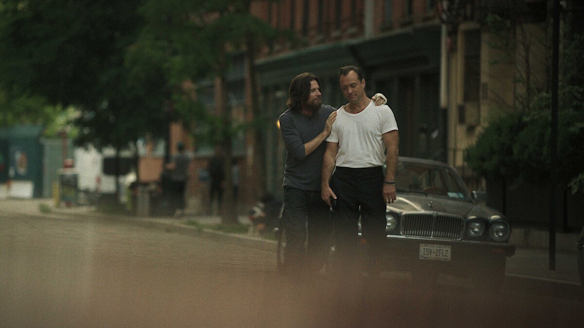 Jason Bateman as Vince and Jude Law as Jake in 'Black Rabbit.'