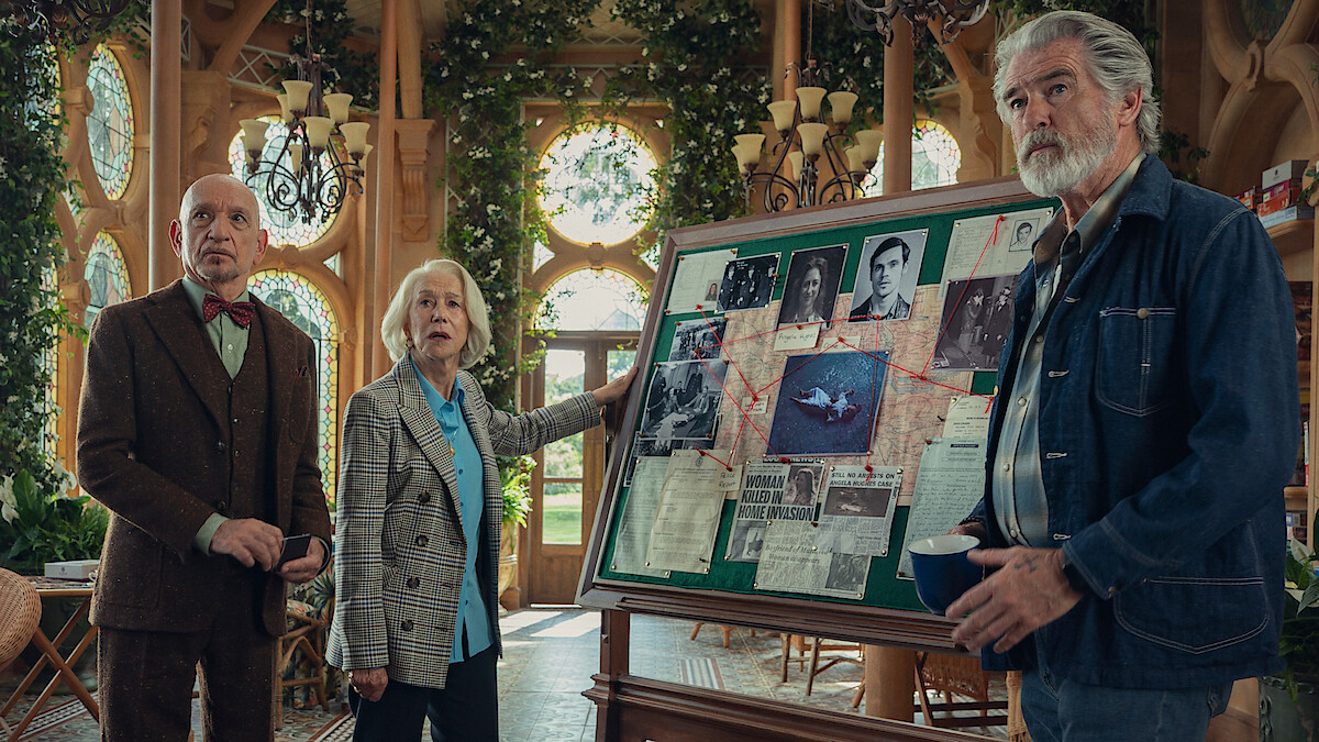 Equipment,Helen Mirren Netflix,Pierce Brosnan Netflix,Sir Ben Kingsley Netflix